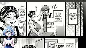 Japanese milf contrasts domination with big tits in 3d anime hentai