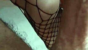 foot fetish couple fucks deliciously, cumming on her socked feet with piercing