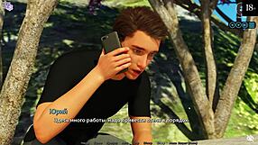 milf twins in underwear on beach, petite 18+ takes monster cock in sexy hentai gameplay