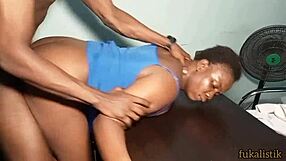 Aunty Rabaotu, choir leader, got fucked so hard on pastor jerry's office table