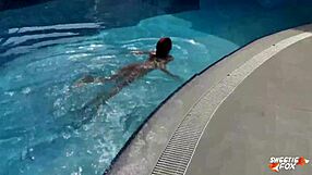 Redhead amateur enjoys hard fucking and deepthroat blowjob in hotel, swallowing cum