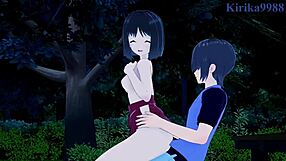 Iris and Erika engage in intense sexual acts with creampie in Pokemon hentai