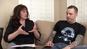 Chunky Cougar Ginger Sucks Cock Dry Like A Seasoned Pro