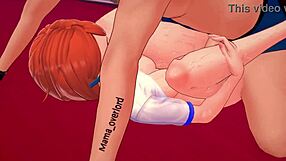 gwen in covered hentai parody at hotel