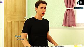 milf twins in underwear on beach, petite 18+ takes monster cock in sexy hentai gameplay