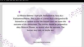 F4m Femdom Joi-Denial Orgasm Instructions