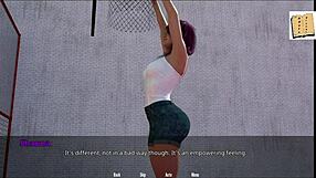 Wvm 4 playing basketball with shauna