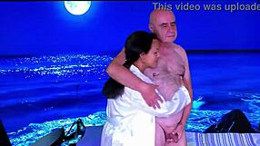 teasing hot night with agarabas and olpr in caribbean