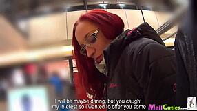 Mallcuties Presents Amateur Redhead Teen Sucking And Fucking In Public Shop For Free Shopping Spree