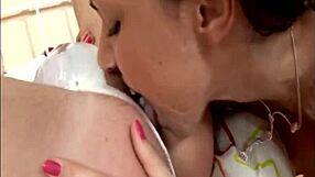 Black busty teen in 3D anime teaser