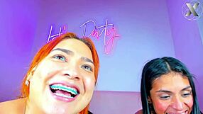 Friends Take Turns Getting Her Pussy And Ass Eaten - Hole Sucking