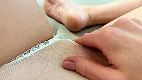 I jerk off my creamy pussy using wet panties and cum loudly