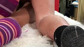 massage turns into anal sex with married blonde bride in tight asshole