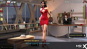 Flirt With Boss At Work In 3D Anime Hentai Game!