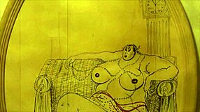 Vintage erotic drawings from antique anime hentai.