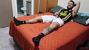 Who knew a redhead could take such a big cock with a foot in her mouth on xvideos red?