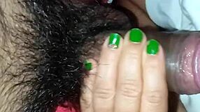 ME ENCANTA COMERME ESA RICA VERGA Y SABOREARLA, DEJANDOSELAMUY MOJADA WITH MY BIG ASS