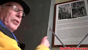 Redlight Eurobabe Engages In Masturbation After Sexytime With Blowjob And Clothes Ripped.