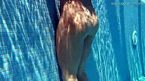 yo, check out jessica lincoln, tatted russian teen, naked by the pool.