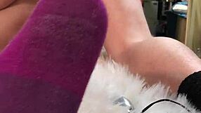 massage turns into anal sex with married blonde bride in tight asshole