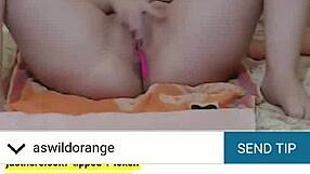 19 year old cam girl squirts in web chat