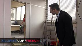 rebecca volpetti's shaved ass tempts the handyman into anal fucking