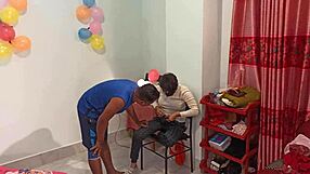 Teeny Craves Sucking and Threesome Action with Shathi Khatun