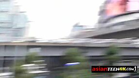 Petite Asian Teen Craves Backpacker’s Huge Cock Outdoors