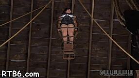 Lovely Babe Unleashed From Cage For Intense Hardcore Femdom Torment