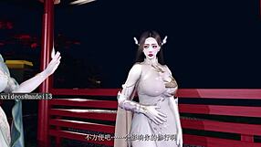 Эй, глянь эту китайскую красотку с худым стариком в полном видосе