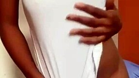 merry christmas from my bubble butt and wet pussy in solo striptease