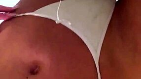 the horny babe step sister fucks herself with dildo in shower for double penetration fantasy