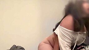 chubby thai girl with big tits rides husband and cums in water with clear thai voice