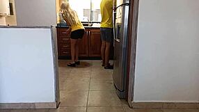 I hide from stepmother to have sex with her husband