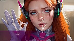 Unsatisfied Wife Sucks Husband's Friend in 3D Hentai Debut