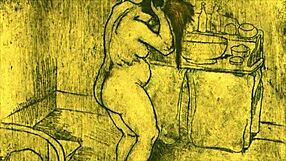 Vintage erotic drawings from antique anime hentai.