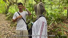 First river encounter with stepson, Monique Fuentes and Danner Mendez in raw action