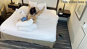 tattooed petite beauty sucking cock deeply