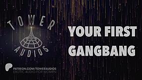 Dirty gangbang audio with filthy talk for women