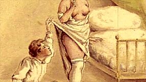 i can't get enough of these vintage erotic drawings, so cool!
