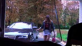 Such an innocent petite young pussy slammed by old horny hairy grandpa