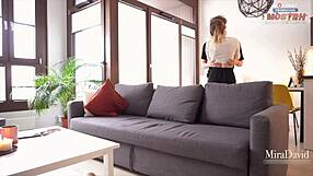 Amateur couple mira david in passionate anime-style sex tape with monster cock blowjob and big ass.