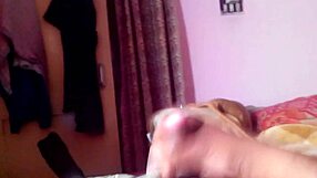 indian black cock masturbation leading to huge cumshot!