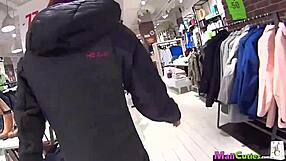 Mallcuties Presents Amateur Redhead Teen Sucking And Fucking In Public Shop For Free Shopping Spree