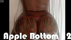 Ebony Babe Takes Monster Cock.