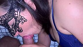 Primera vez anal con latina ninfómana de culo grande, garganta profunda y creampie intenso