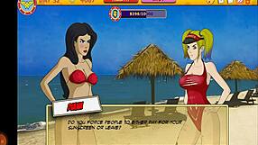 girl in big city part 4 hg sexy ninja gets licked in group creampie scene