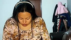 Colombian beauty relaxes after a party