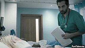 Hurt petite 18+ teen 18+ fucked by a nasty doctors big dick