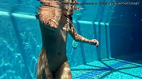 yo, check out jessica lincoln, tatted russian teen, naked by the pool.
